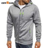 Covrlge Spring Mens Jackets Hooded Coats Casual Zipper Sweatshirts Male Tracksuit Fashion Jacket Mens Clothing Outerwear MWW148