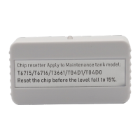 【100%-original】 【HOT】 【Support-Cod】 T6715การบำรุงรักษาถังรีเซ็ตสำหรับ Wf4720เอปสัน Wf4725 Wf4730 Wf4734 Wf-4740 Wf-4838 Pro Ec-4020 4030 C8700 Et-8700 4040