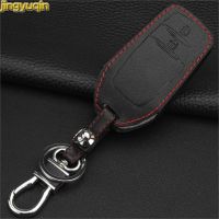 shangdjh Jingyuqin 2 Buttons Leather Remote Car Key Case for Toyota CHR C-HR 2017 Prius Remote Car Key Cover Case Styling