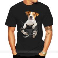 Jack Russell Inside Pocket T-Shirt Dog Loverst-Shirt Black Size S-3Xl Men Unisex Fashion Tshirt