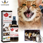 Lovinland làm sạch răng phun cho mèo Pet vệ sinh răng miệng cao răng mảng