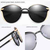 BENZEN Luxury Polarized แว่นตากันแดดผู้หญิง Vintage Cat Eye Sun Glassess สำหรับสุภาพสตรี Shades UV Protection แว่นตา6826