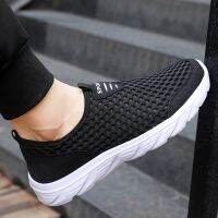 Summer Men Sneakers Breathable Men Casual Shoes Non-Slip Male Loafers Men Shoes Lightweight Tenis Masculino Wholesale