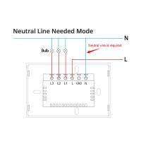 Wireless WIFI Smart Home Touch Light Switch Siri Voice Control Timing Work With Apple Homekit Neutral Wire Required US Standard
