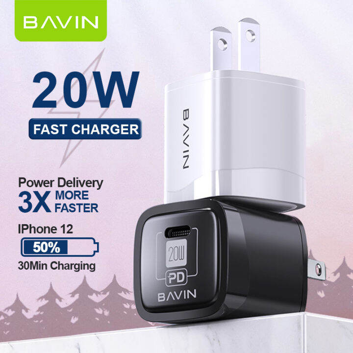 BAVIN PC251 PD 20W Fast Charger Adapter PD Portable Wall Fast Charging