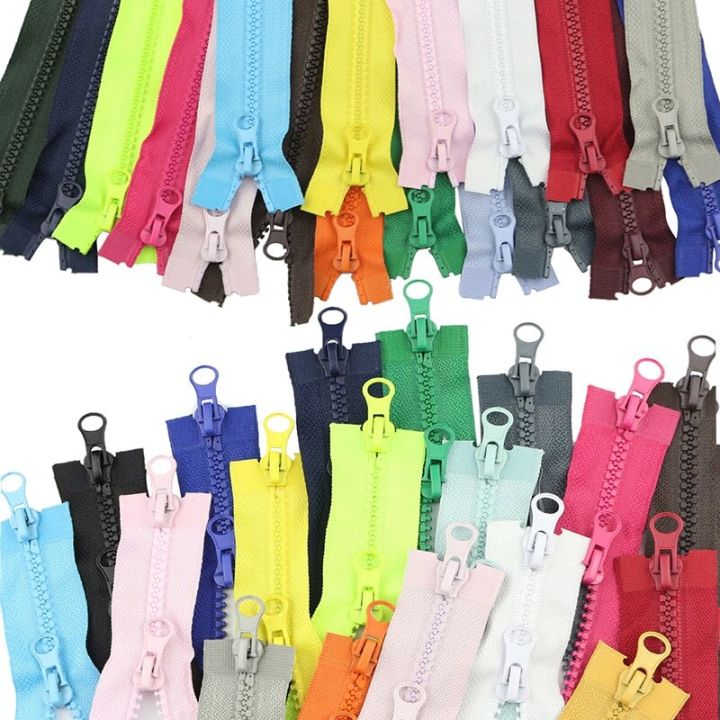 2pcs-40-120cm-5-resin-zipper-single-open-end-auto-lock-garment-bags-diy-sewing-craft-accessories-door-hardware-locks-fabric-material