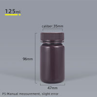 Empty 125ml PP Material Large Mouth Round Bottle Shampoo Cosmetic Lotion Container Food grade Refillable Container 10PCS