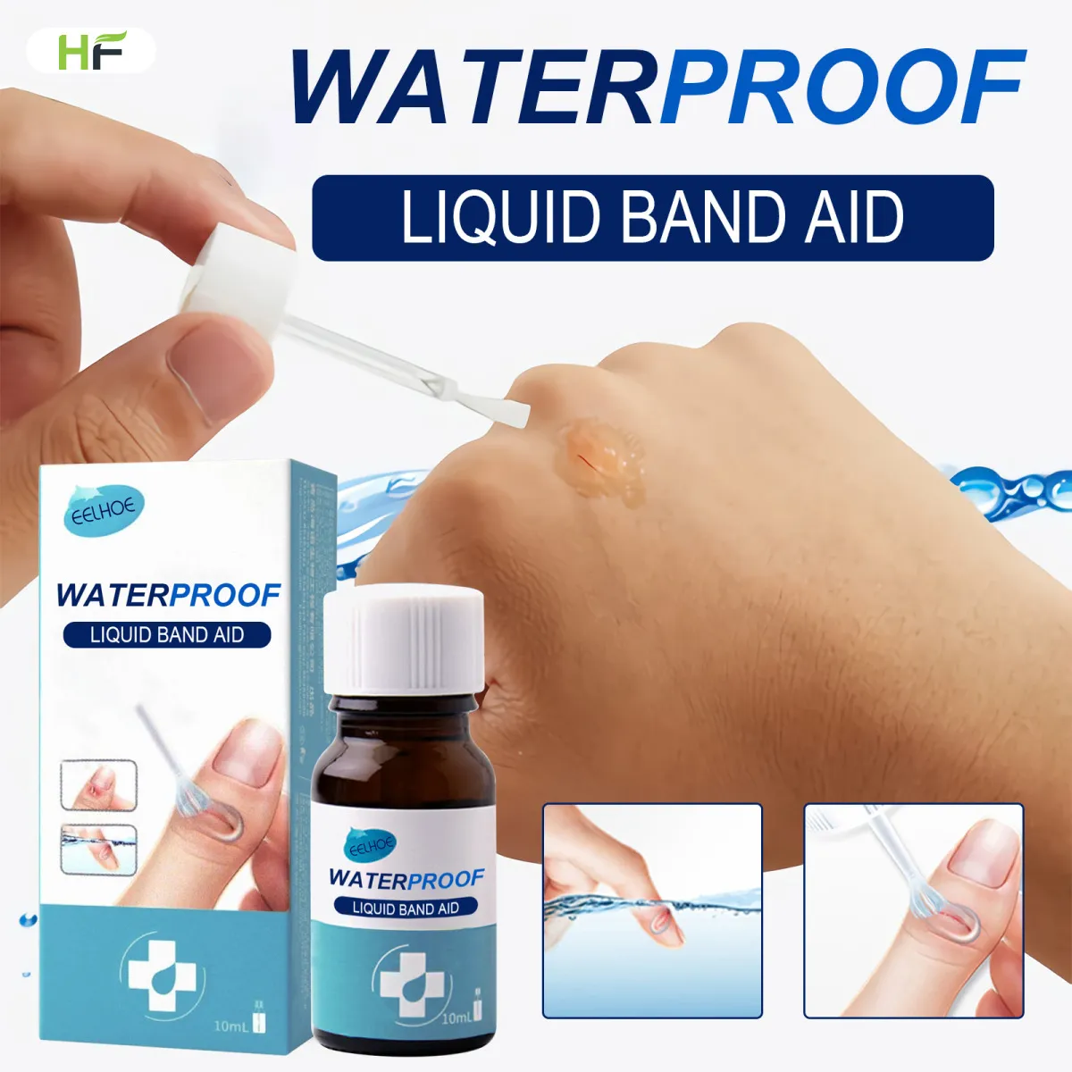 Medical First Aid Liquid Dressing Bandage Band Waterproof Disinfecting