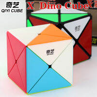 Magic Cube ปริศนา Qiyi 3x3 x Dino Cubo mágico พิเศษ Professional ภูมิปัญญา Speed cubing ผู้เล่นของเล่นเพื่อการศึกษาเกมของขวัญ