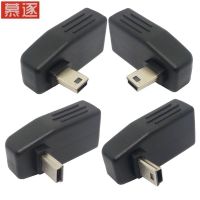 Mini USB 5Pin Male to USB Female 90 degree Angle Converter Connector data Sync OTG Adapter for Car MP3 MP4 Tablets Phones U-Di