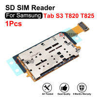 สำหรับ Samsung GALAXY Tab S3 9.7 "SM-T825 T820 Simsd Card Reader Hoder Flex Cable Replacement Parts