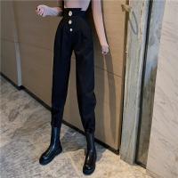 CX 2021 New Autumn Winter Suit Women Pants Joker Casual Fashion Cloth Harlan Overalls High Waist Cropped Carrot Pants Work Pants