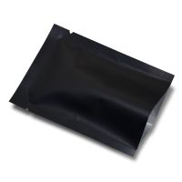 Matte Black Open Top Mylar Packing Bag Bulk Food Vacuum Packaging Bag Aluminum Foil Pouches Heat Seal Candy Coffee Tea Bags