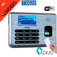 TX628เดิมเครื่องแสกนนิ้วเช็คเวลาเข้าออก TCP/IP เว็บเซิร์ฟเวอร์ลายนิ้วมือการบันทึกเวลาตัวเลือก WIFI