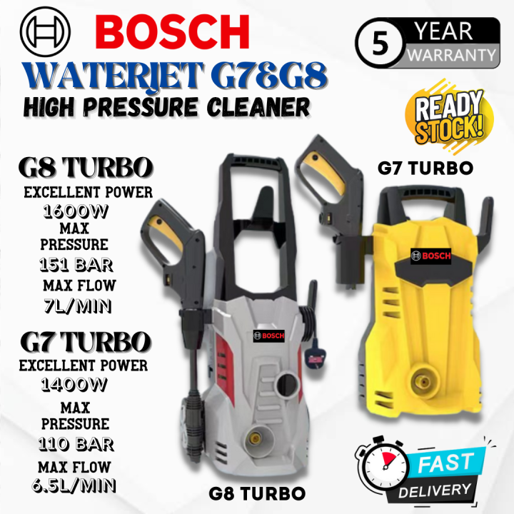 [READY STOCK]BOSCH Style G7 turbo/G8 Turbo Waterjet High Pressure