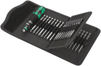 Wera - 5059297001 Kraftform Kompakt 62 Bitholding Screwdriver and Pouch Set, 33-Pieces