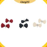 CHONGXI 2pcs พลอยเทียมเทียม ส้นสูงมีส้น เจ้าสาวในบ้าน คลิปเงางาม หัวเข็มขัดรองเท้ากุทัณฑ์ คลิปตกแต่งรองเท้า ที่หนีบริบบิ้นโบว์