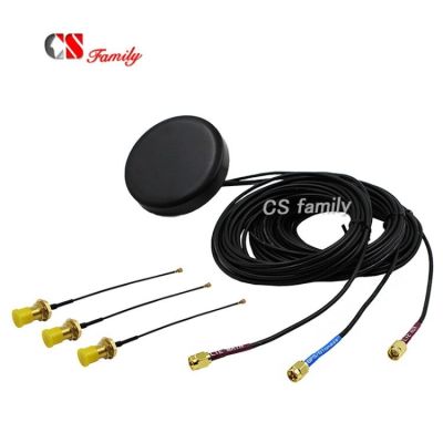 【cw】 New car Anti theft LTE Antenna IPEX pigtails with 3pcs ipex to sma 100mm ！