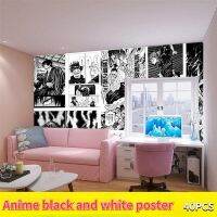 ♤☌ 40PCS Anime Manga แผงโปสเตอร์ห้องนั่งเล่นวอลล์เปเปอร์ Study Room สติ๊กเกอร์ติดผนังห้องนอน Collage พิมพ์ตกแต่งสติกเกอร์การ์ตูน