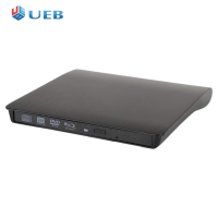 กล่องไดร์ฟ USB 3.0 SATA ภายนอก DVD CD-ROM RW เครื่องเล่นออปติคัลไดรฟ์เคสปิดสำหรับแล็ปท็อป