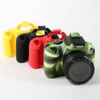 เกราะซิลิโคนแบบนิ่มกระเป๋าเคสใส่กล้อง DSLR สำหรับ Canon EOS 3000D 4000D 200D 200DII 1500D 1300D M50 M50II M100ตัว M200ปกป้องตัวเครื่อง