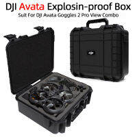 กรณีความปลอดภัยกันน้ำสำหรับ DJI avata จมูกถุงเก็บแบบพกพาแบก handlosion หลักฐานกล่องอุปกรณ์เสริมฝาครอบ