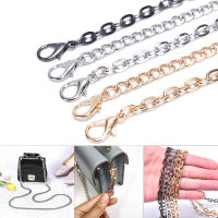 1pc Replacement Chain Strap Metal link Clasp Purse Chain Bag Handle Shoulder Cross Body Handbags Chain Strap GoldBlackWhite