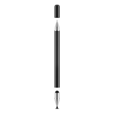 ปากกาสไตลัส Yeqinhuia สำหรับปากกาสมาร์ทโฟนปากกาอเนกประสงค์หน้าจอสัมผัสปากกาสไตลัส3-In-1สำหรับโทรศัพท์มือถือและแท็บเล็ตหน้าจอสัมผัสที่แม่นยำอุปกรณ์เขียนในสำนักงานการวาดภาพและการตัดต่อวิดีโอดีไซน์โลหะเพรียวบาง