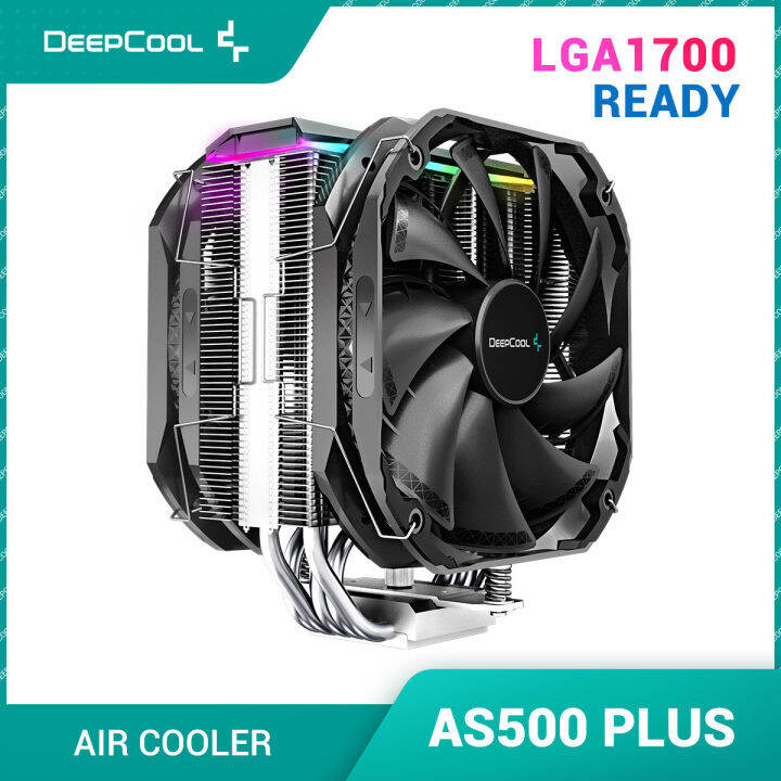 Deepcool As500 Plus (lga1700 Ready), Cpu Air Cooler With 5 Heatpipes, 2 