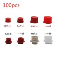 100PCS diesel common rail injector nozzle dust cap Dust proof oil plug for diesel pump injector nozzleM12 M14 M18