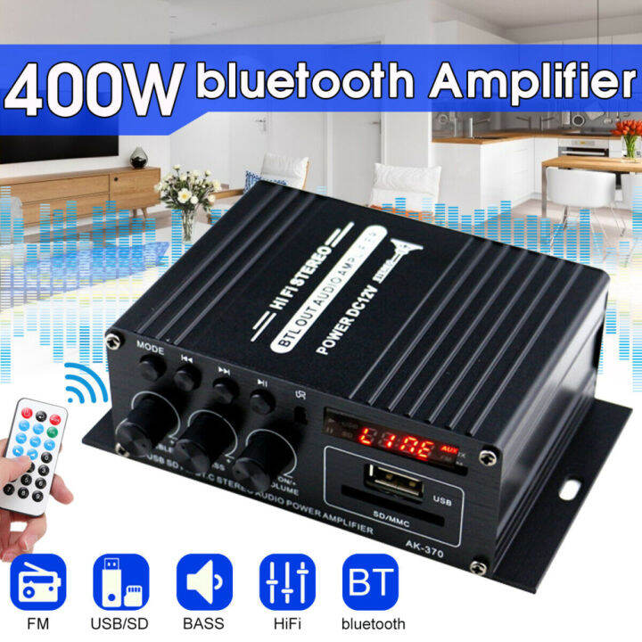 Haron Mini HIFI Digital Bluetooth Audio Power Amplifier AK380/AK370