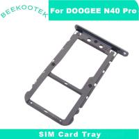 Doogee N40 Pro SIM ช่องเสียบบัตรซิมกระเป๋าเก็บบัตรของแท้ที่ใส่ถาดซ่อมอุปกรณ์เปลี่ยนสำหรับ Doogee N40สมาร์ทโฟนแบบโปรอะไหล่ LKT37124 P