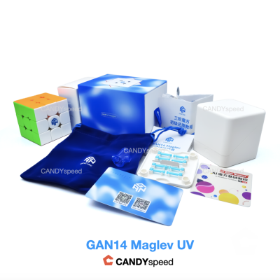 รูบิค GAN14 Maglev UV, GAN 14 Maglev Frosted รูบิคแม่เหล็ก Magnetic Cube | by CANDYspeed