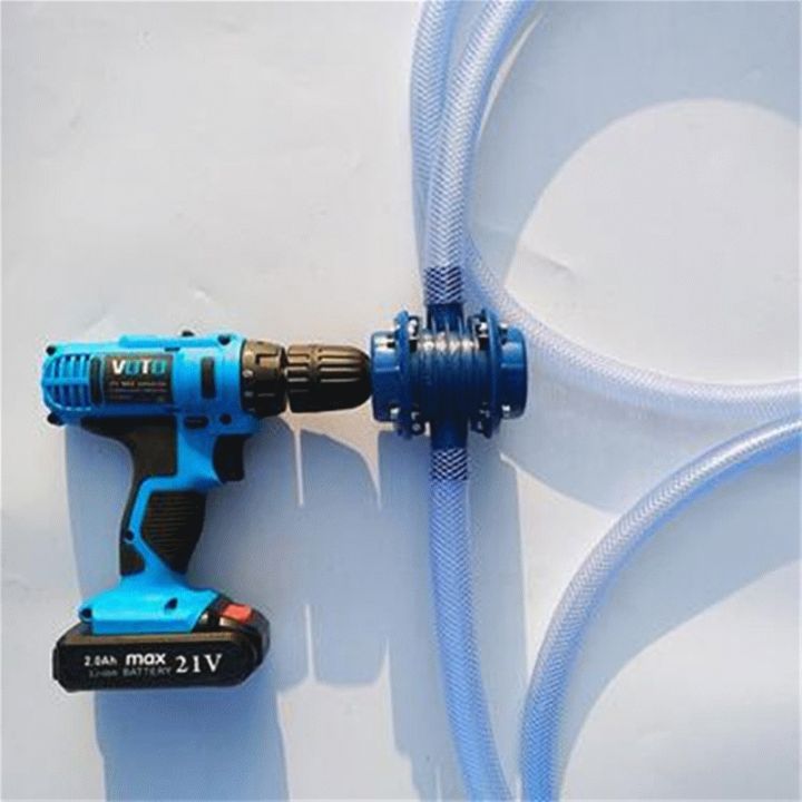 blue-self-priming-dc-pumping-self-priming-centrifugal-pump-household-small-pumping-hand-electric-drill-water-pump