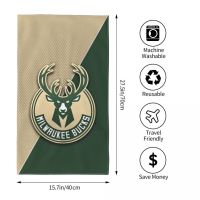 Milwaukee Bucks NBA1 Champion (3) ผ้าขนหนู ทรงสี่เหลี่ยม ขนาด 70x40 ซม. สําหรับเล่นกีฬา ฟิตเนส โยคะ กลางแจ้ง aqr