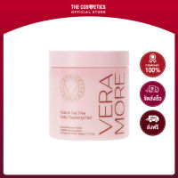 VeraMore Rose&amp;Tea Tree Daily Cleasing Pad 80 Pad 210ml    คลีนซิ่งชนิดแผ่นสูตรอ่อนโยน