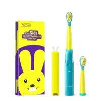 Seago Fairywill Series 2001 Kids Sonic แปรงสีฟันไฟฟ้าแบบชาร์จไฟได้ Soft Tongue Cleaner Smart Timer 3-12Years Old