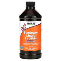 NOW Foods Sunflower Liquid Lecithin 16 fl oz (473 ml)