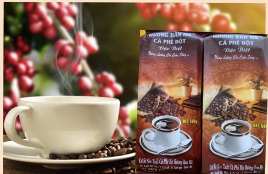 Sale giảm mạnh  cafe nguyên chất -tây nguyên  2kg 4 gói 500gr  cà phê bột - ảnh sản phẩm 1