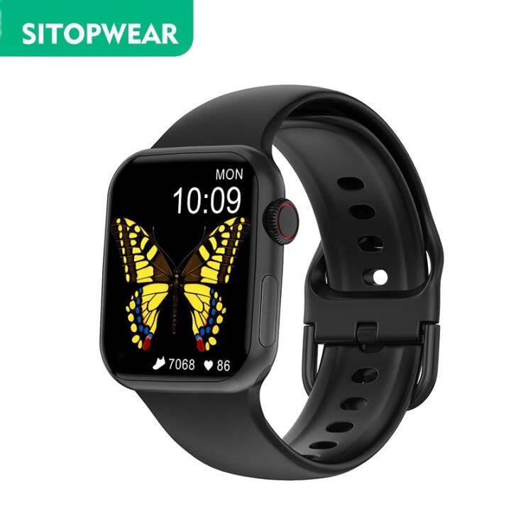 จัดส่งฟรี-cod-sitopwear-smart-watch-2022ไร้สายชาร์จ-s-mart-w-atch-บลูทูธโทรนาฬิกาผู้ชายผู้หญิงออกกำลังกายสร้อยข้อมือนาฬิกาที่กำหนดเองใบหน้า