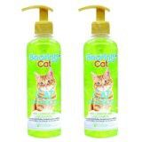 แชมพูแมว สูตรอ่อนโยน สำหรับผิวบอบบาง แพ้ง่าย 350 มล. (2 ขวด) Bearing Cat Shampoo for Dry &amp; Sensitive Skin 350ml. (2 bott