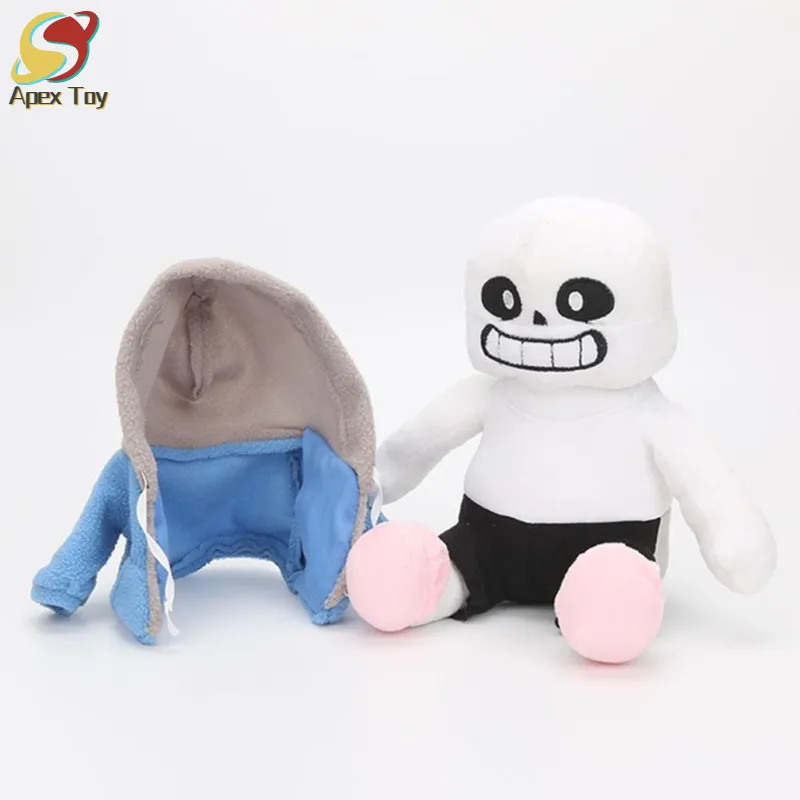 kelee Plush: 2pcs Undertale Plush Figure Toy Stuffed Toy Sans