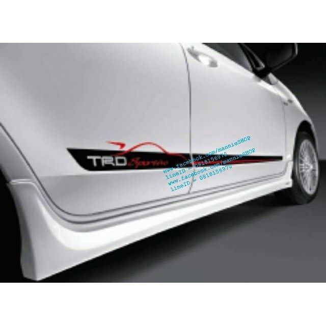 สติ๊กเกอร์งานตัดคอมติดชายล่างรถ-toyota-คำว่า-trd-sportivo-ติดรถ-แต่งรถ-โตโยต้า-sticker-สะท้อนแสง