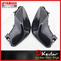 ฝาครอบถังน้ำมันข้าง ซ้าย-ขวา MT-15 เคฟล่า D-Kevlar Duke Shop YAMAHA MT-15