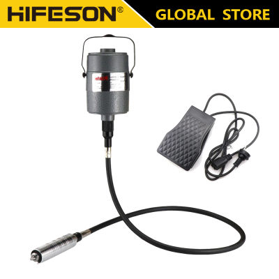 HIFESON เครื่องบดเครนไฟฟ้า220V 4MM ระงับประสิทธิภาพสูงเครื่องบดแบบแขวนอุปกรณ์เสริมปากกาขัดสำหรับ Gerinda Elektrik ปากกาพร้อมที่ควบคุมคันเร่งเท้า