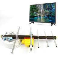 TeleCorsa เสาอากาศ แผงรับสัญญาณทีวี Digital TV Antenna AU-5E รุ่น Digital-TV-Antenna-U5E-52A-K3