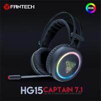 【Deal of the day】 FANTECH HG15 USB 7.1สเตอริโอแบบมีสายหูฟังเล่นเกมเกมชุดหูฟัง Over Ear พร้อมไมโครโฟนควบคุมเสียงสำหรับแล็ปท็อปคอมพิวเตอร์ Gamer