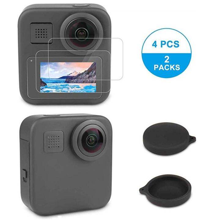 ฟิล์มกระจกนิรภัย-กันรอย-gopro-max-tempered-glass-lcd-lens-cover-for-gopro-max-gopro