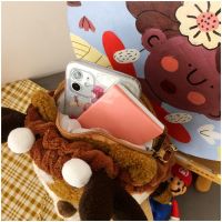 Cute Plush Small Bag For Women 2023 Summer New Cartoon Doll Bag Versatile Ins Chain Shoulder Crossbody Bag