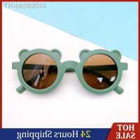 ▨❆ Sun Glasses Cartoon Bear Ear Vintage Sunglasses Kid Baby Girls Shades Cute Fashion Eyewear Children Sun Protection Sun Glasses